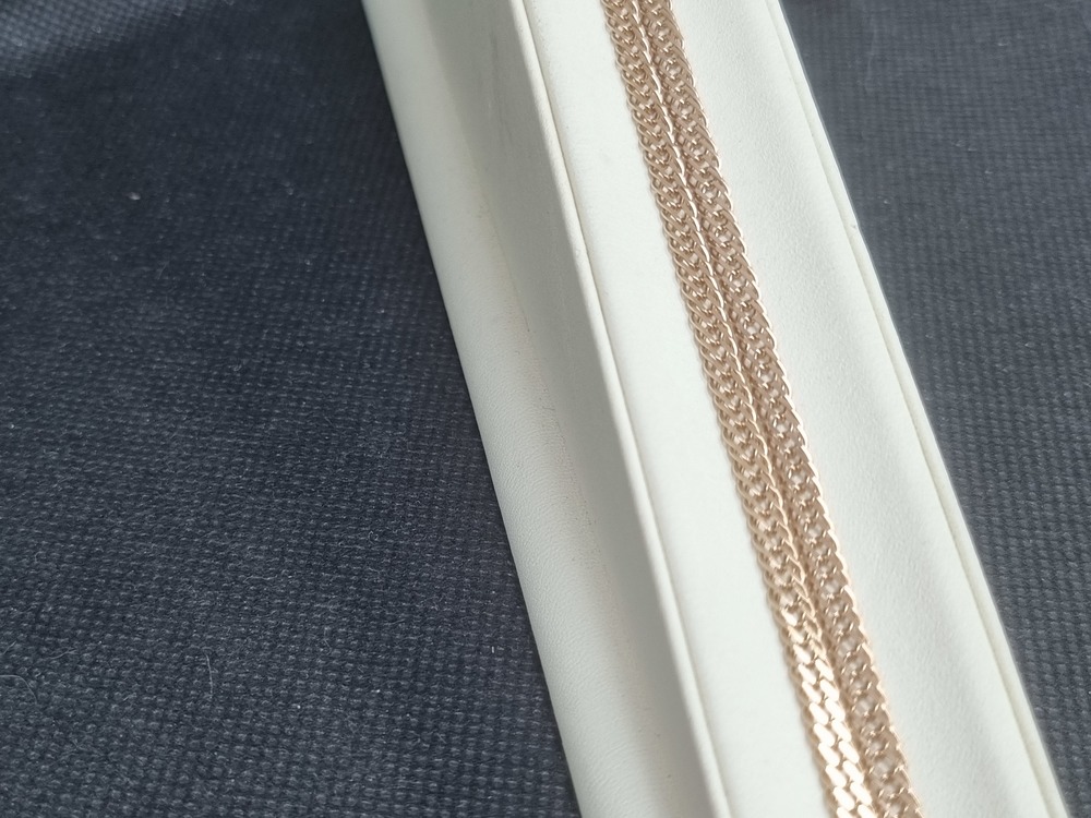 ЦЛР3585 ЦЕПЬ ПОЛНОВЕСНАЯ Ромб тройной (Au 585)