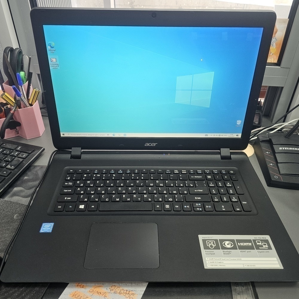 Ноутбук Acer; Pentium N4200, Intel UHD Graphics, 8 Гб, Нет, 1 Tb