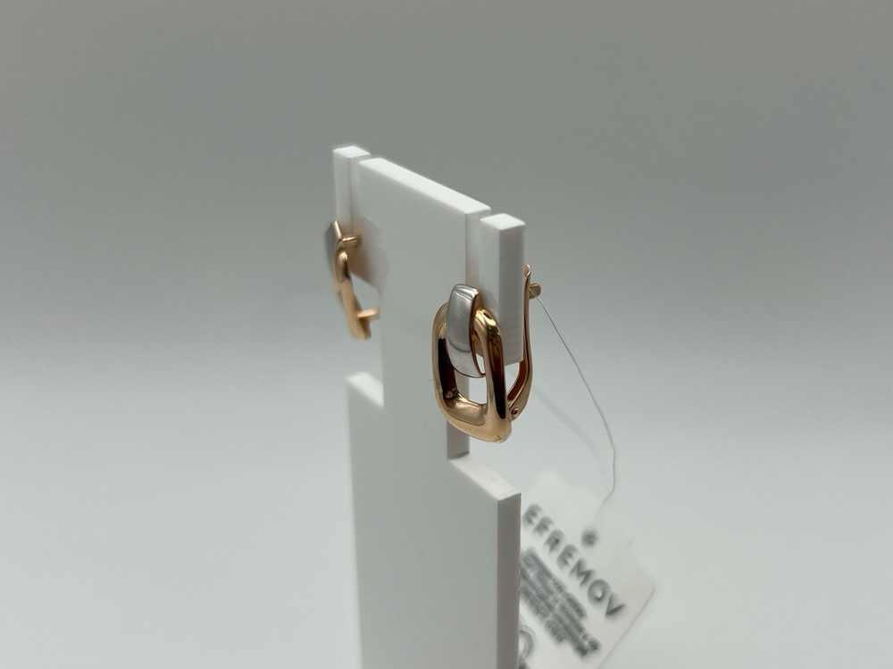 СЕРЬГИ БЕЗ КАМНЯ (Au 585)