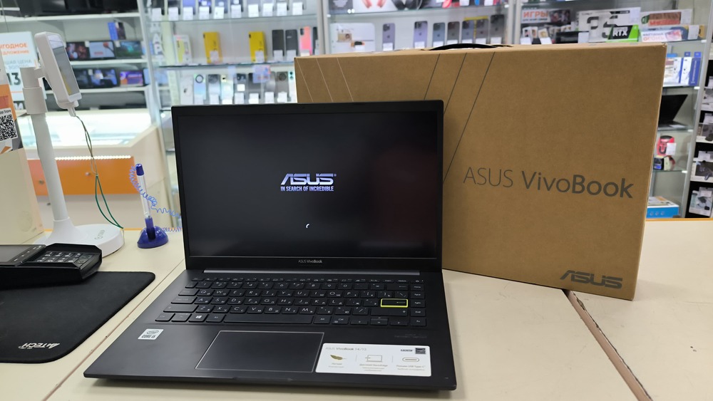 Ноутбук ASUS K413J; Core i5-1035G1, Intel UHD Graphics, 8 Гб, Нет, 250 Гб