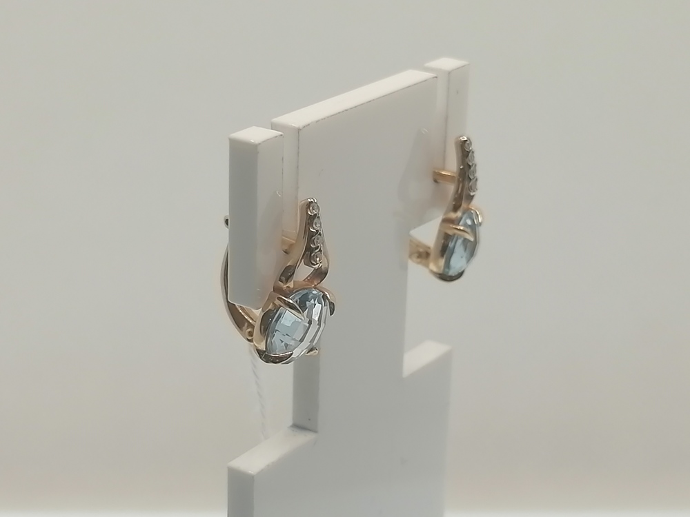 СЕРЬГИ С КАМНЯМИ (Au 585)