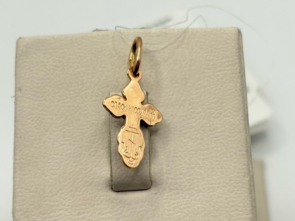 80117р ПОДВЕСКА КРЕСТ (Au 585)