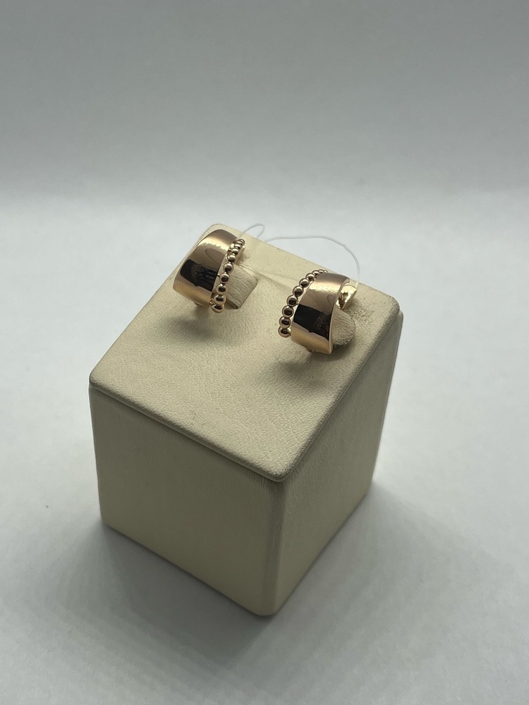 СЕРЬГИ БЕЗ КАМНЯ (Au 585)