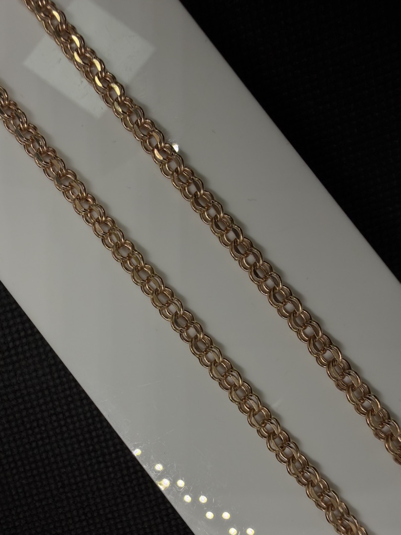 ЦПБС585 ЦЕПЬ ПУСТОТЕЛАЯ Бисмарк (Au 585)