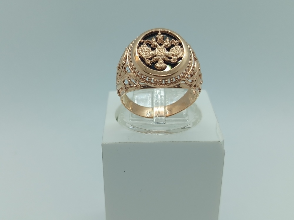 КОЛЬЦО ПЕЧАТКА с камнем (Au 585)