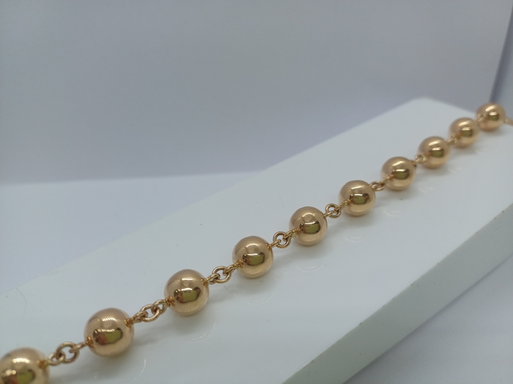 764-8 БРАСЛЕТ ФАНТАЗИЯ без камня (Au 585)