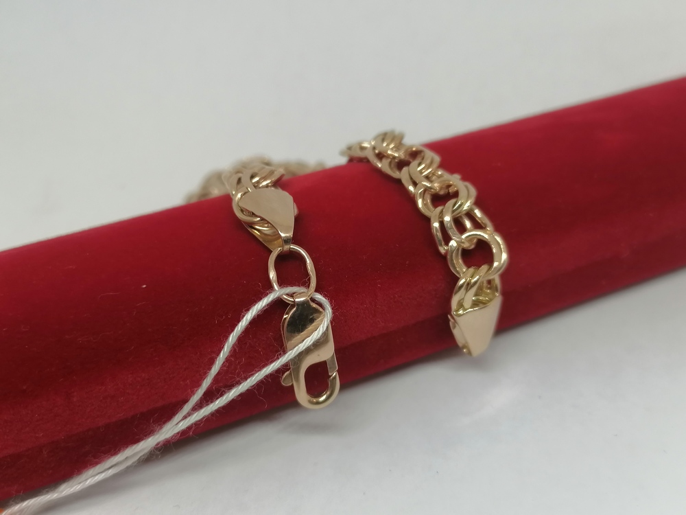 БРАСЛЕТ ПОЛНОВЕСНЫЙ Бисмарк (Au 585)