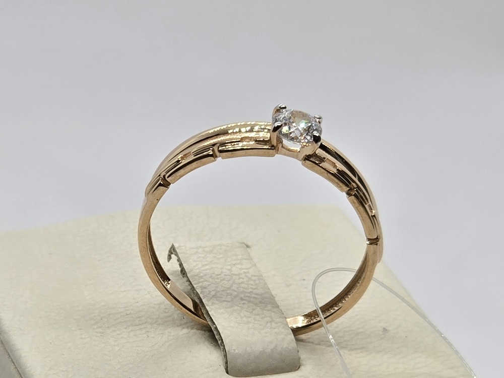 КОЛЬЦО С КАМНЕМ (Au 585)