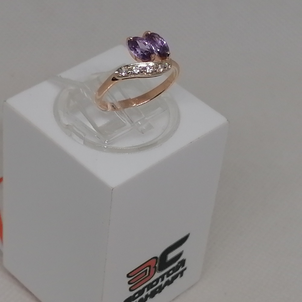 КОЛКМИ585 КОЛЬЦО С КАМНЯМИ (Au 585)