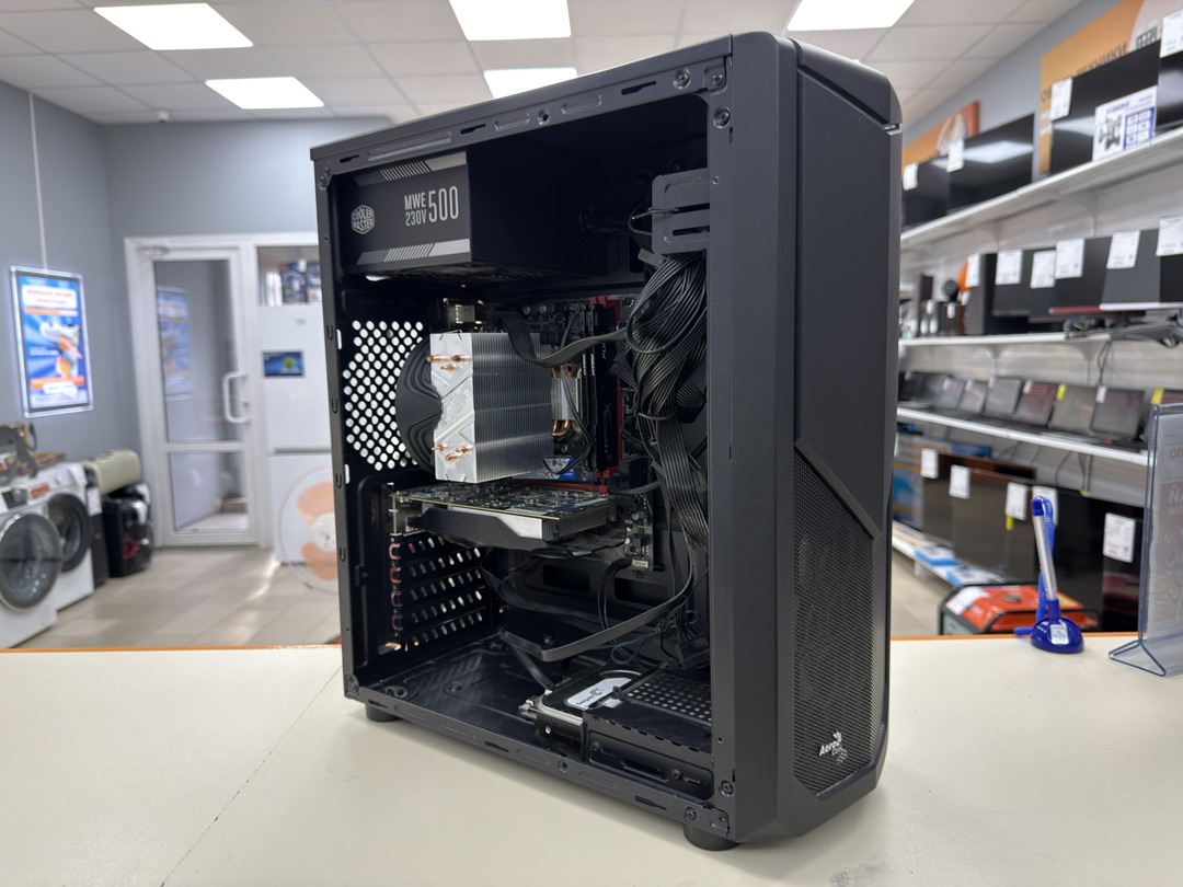 Системный блок Aero Cool; I5-10400F, GeForce GTX 1050 Ti, 16 Гб, 240 Гб, Нет