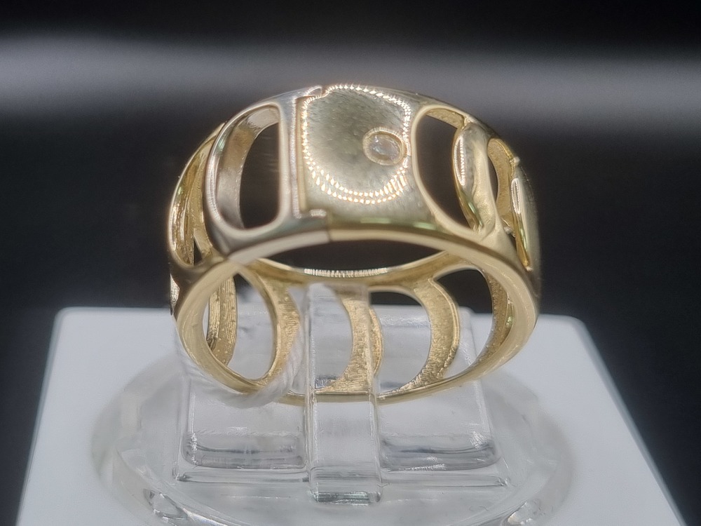 КОЛКМ585 КОЛЬЦО С КАМНЕМ (Au 585)