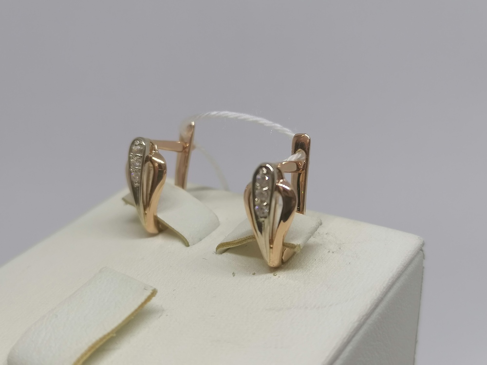 СЕРЬГИ С КАМНЯМИ (Au 585)