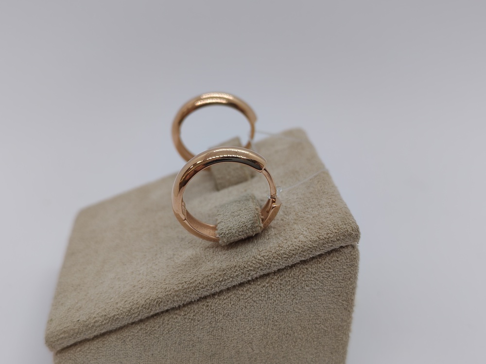 СЕРЬГИ КОНГО без камня (Au 585)