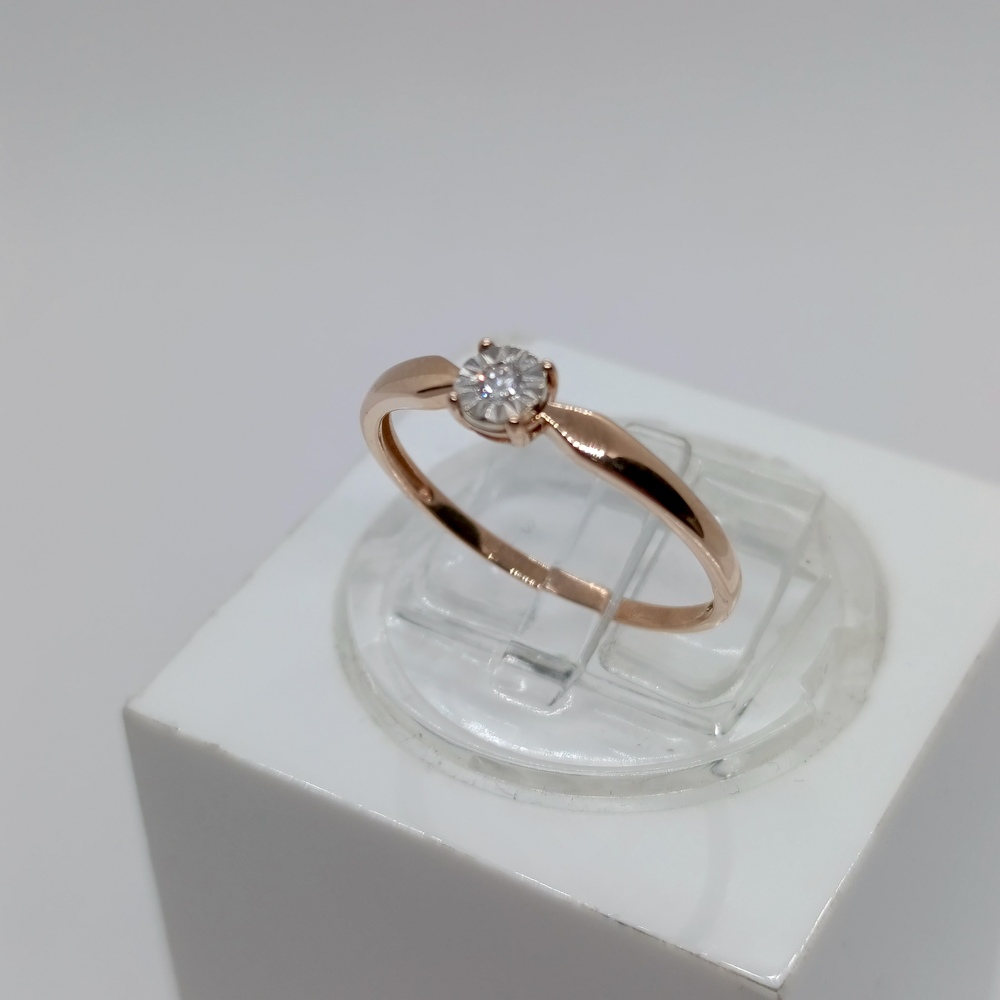 КОЛЬЦО БРИЛЛИАНТ Au 585