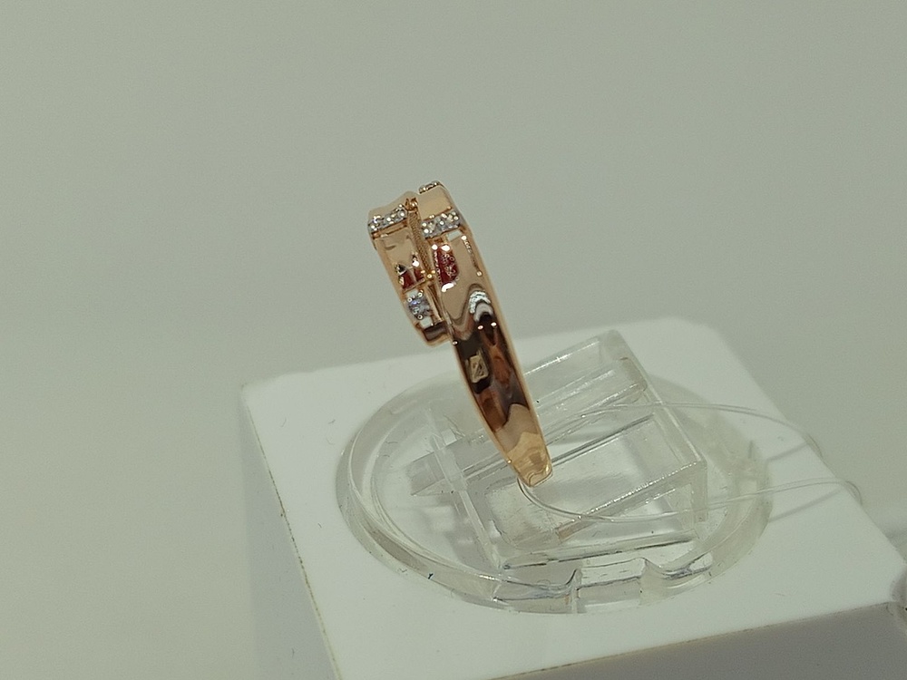 КОЛЬЦО С КАМНЯМИ (Au 585)