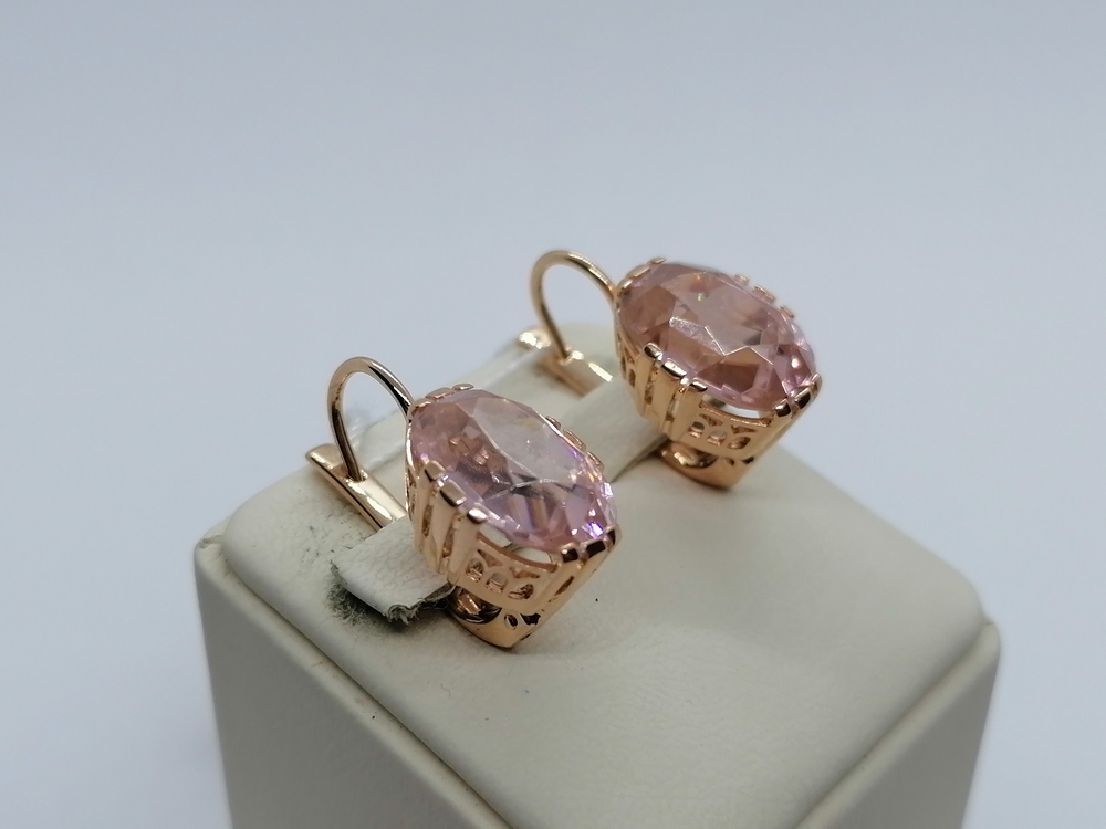 СЕРЬГИ С КАМНЕМ (Au 583)