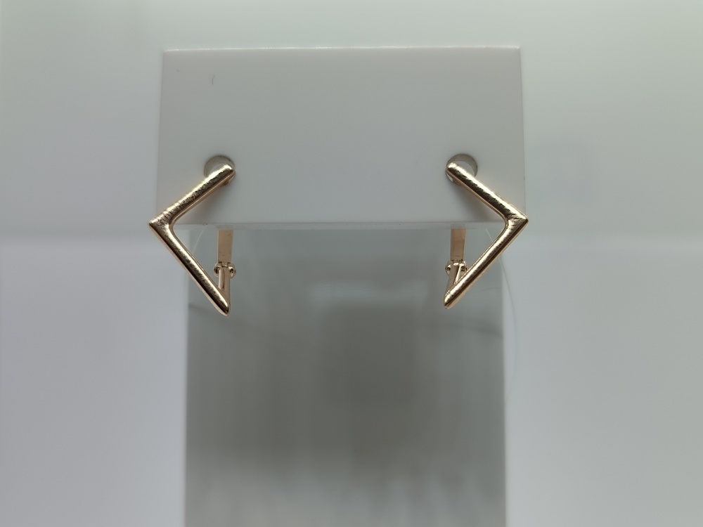 СЕРЬГИ БЕЗ КАМНЯ (Au 585)