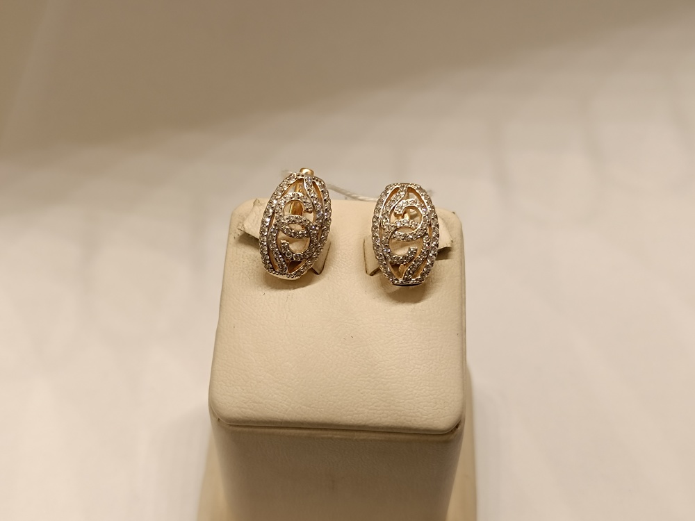 СЕРЬГИ С КАМНЯМИ (Au 585)