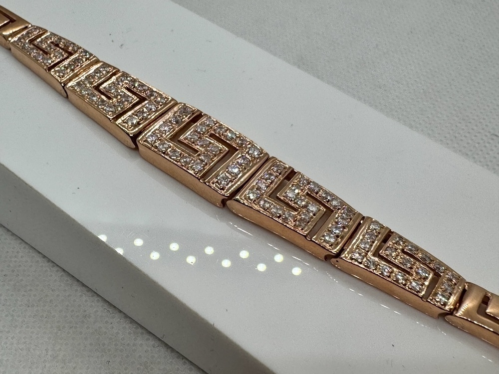 БРАСЛЕТ С КАМНЯМИ (Au 585)