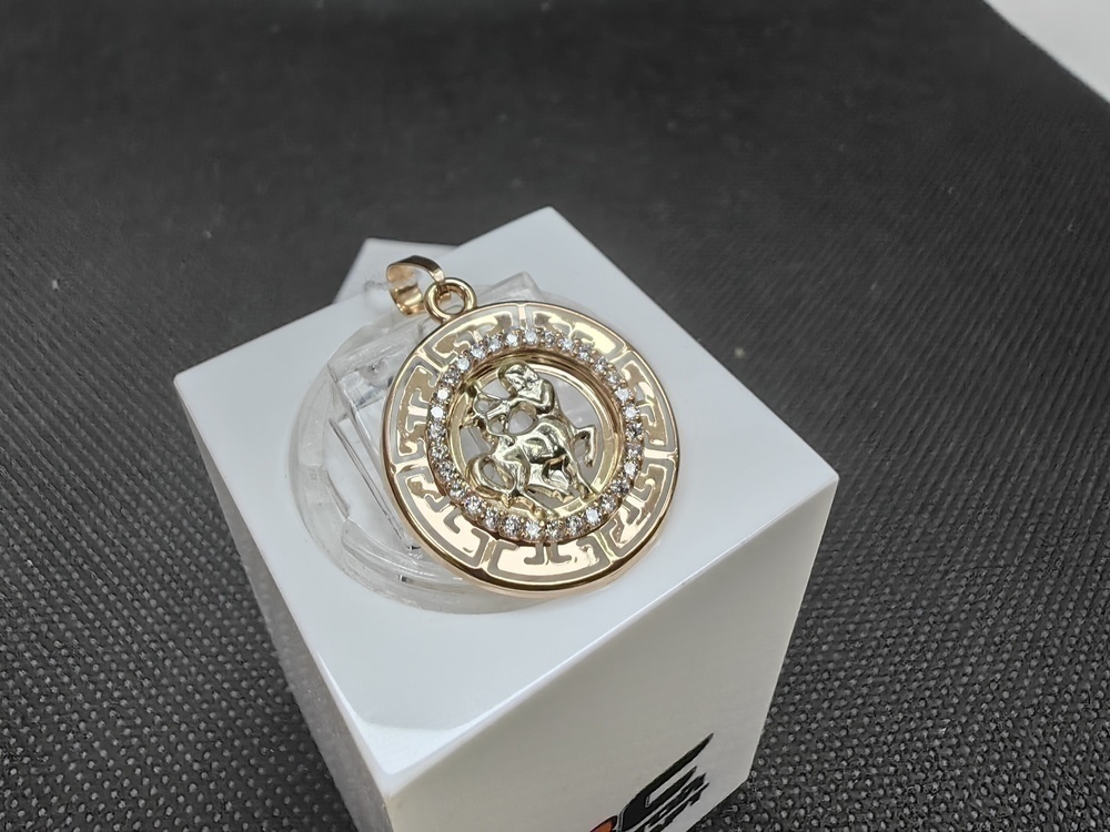 ПОДВЕСКА ЗНАК ЗОДИАКА СТРЕЛЕЦ (Au 585)