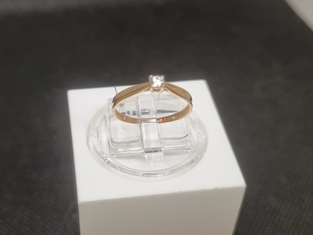 КОЛЬЦО С КАМНЕМ (Au 585)