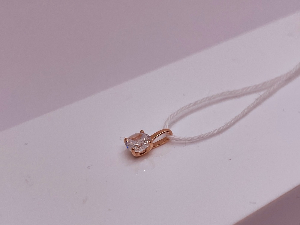 ПОДКМ585 ПОДВЕСКА С КАМНЕМ (Au 585)