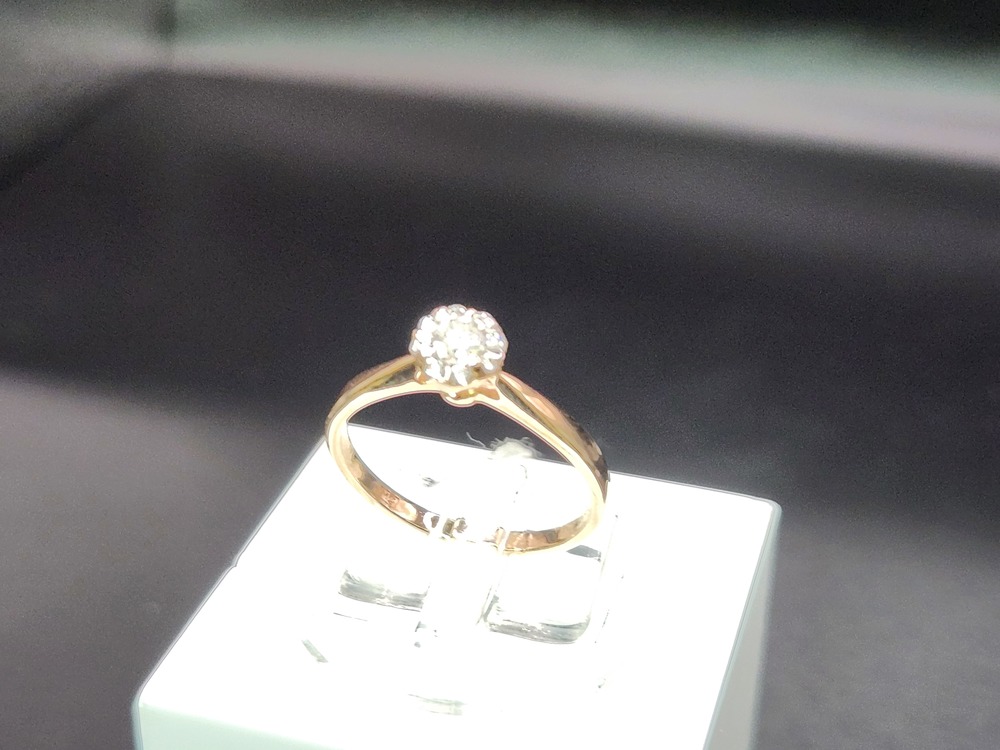 КОЛЬЦО БРИЛЛИАНТ Au 585