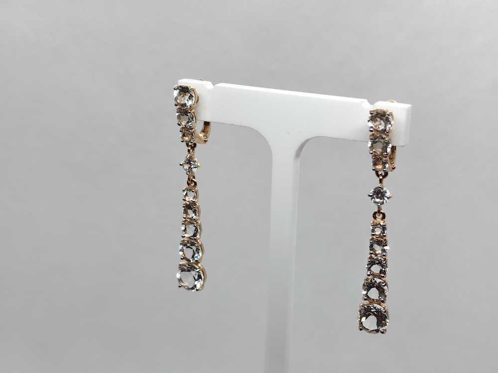 СЕРЬГИ С КАМНЯМИ (Au 585)