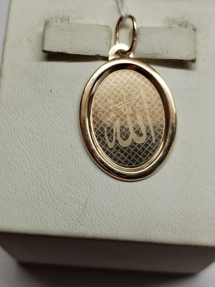 ПОДМКИ585 ПОДВЕСКА МЕЧЕТЬ С КАМНЯМИ (Au 585)