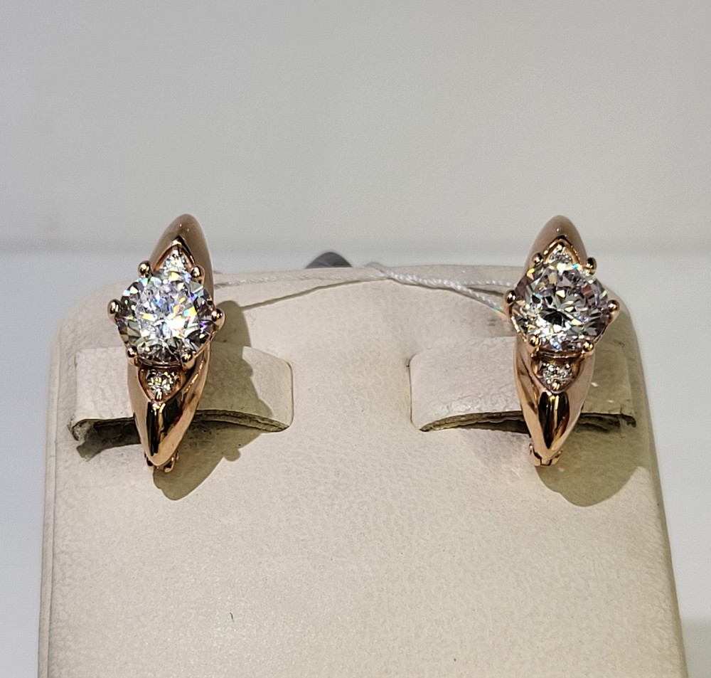 СЕРЬГИ С КАМНЯМИ (Au 585)