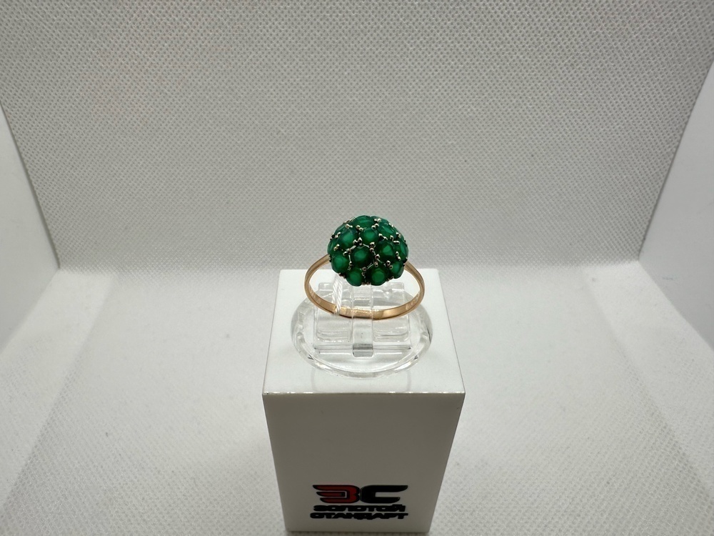 КОЛКМИ585 КОЛЬЦО С КАМНЯМИ (Au 585)