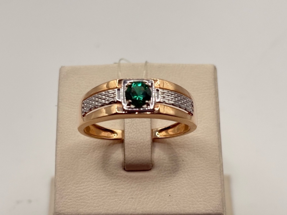 КОЛЬЦО ПЕЧАТКА с камнем (Au 585)