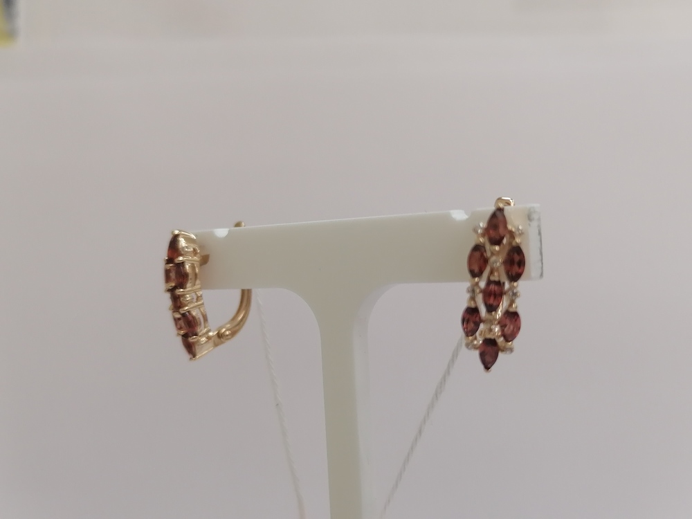 СЕРЬГИ С КАМНЯМИ (Au 585)