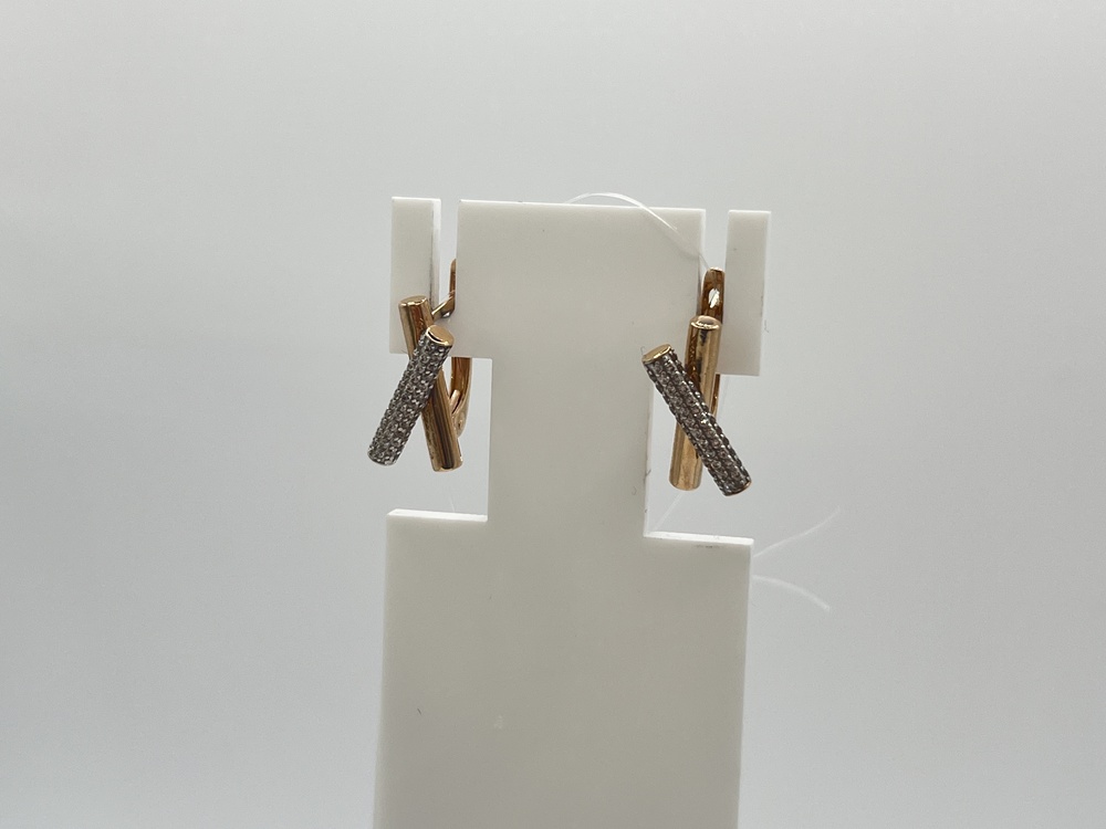 СЕРЬГИ С КАМНЯМИ (Au 585)