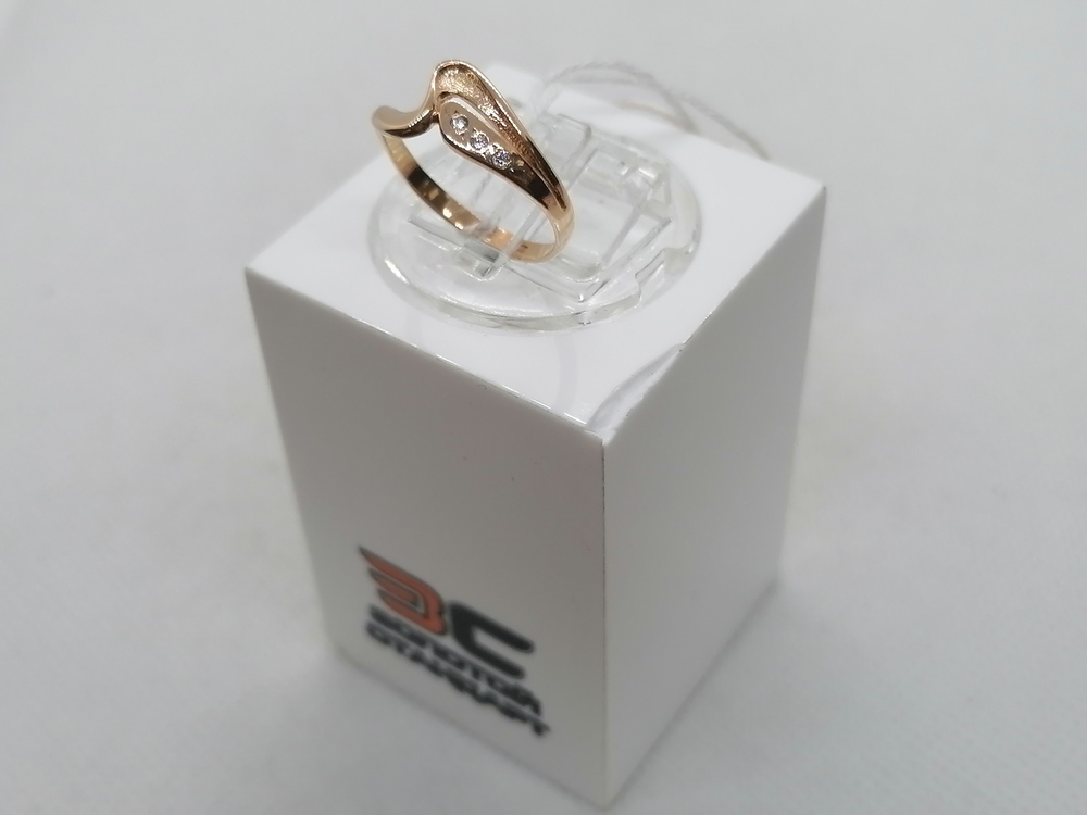КОЛКМИ585 КОЛЬЦО С КАМНЯМИ (Au 585)