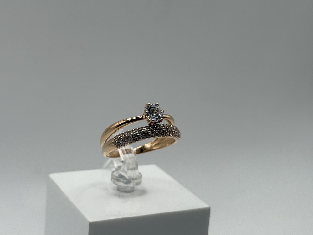 КОЛКМИ585 КОЛЬЦО С КАМНЯМИ (Au 585)