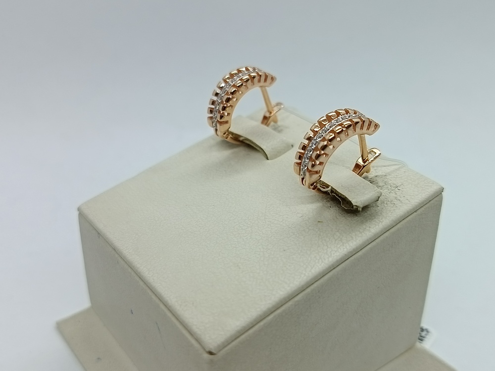 СЕРЬГИ С КАМНЯМИ (Au 585)