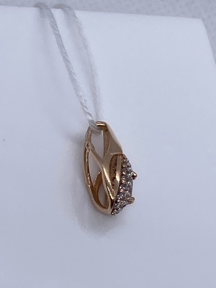 ПОДКМИ585 ПОДВЕСКА С КАМНЯМИ (Au 585)