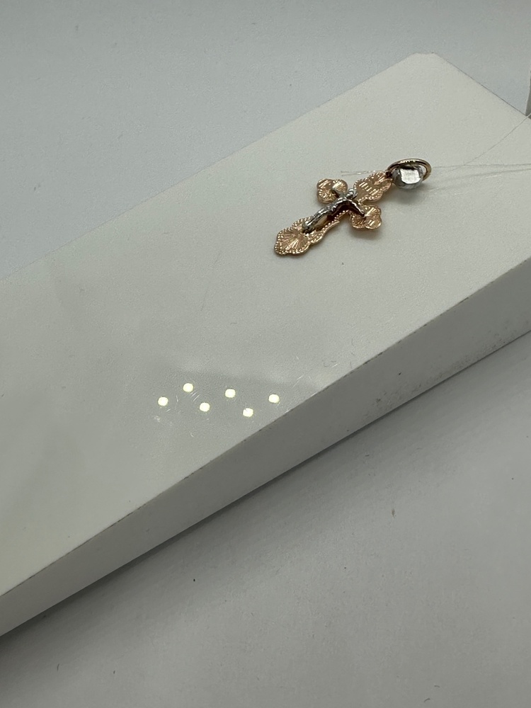 ПОДВЕСКА КРЕСТ без камня (Au 585)