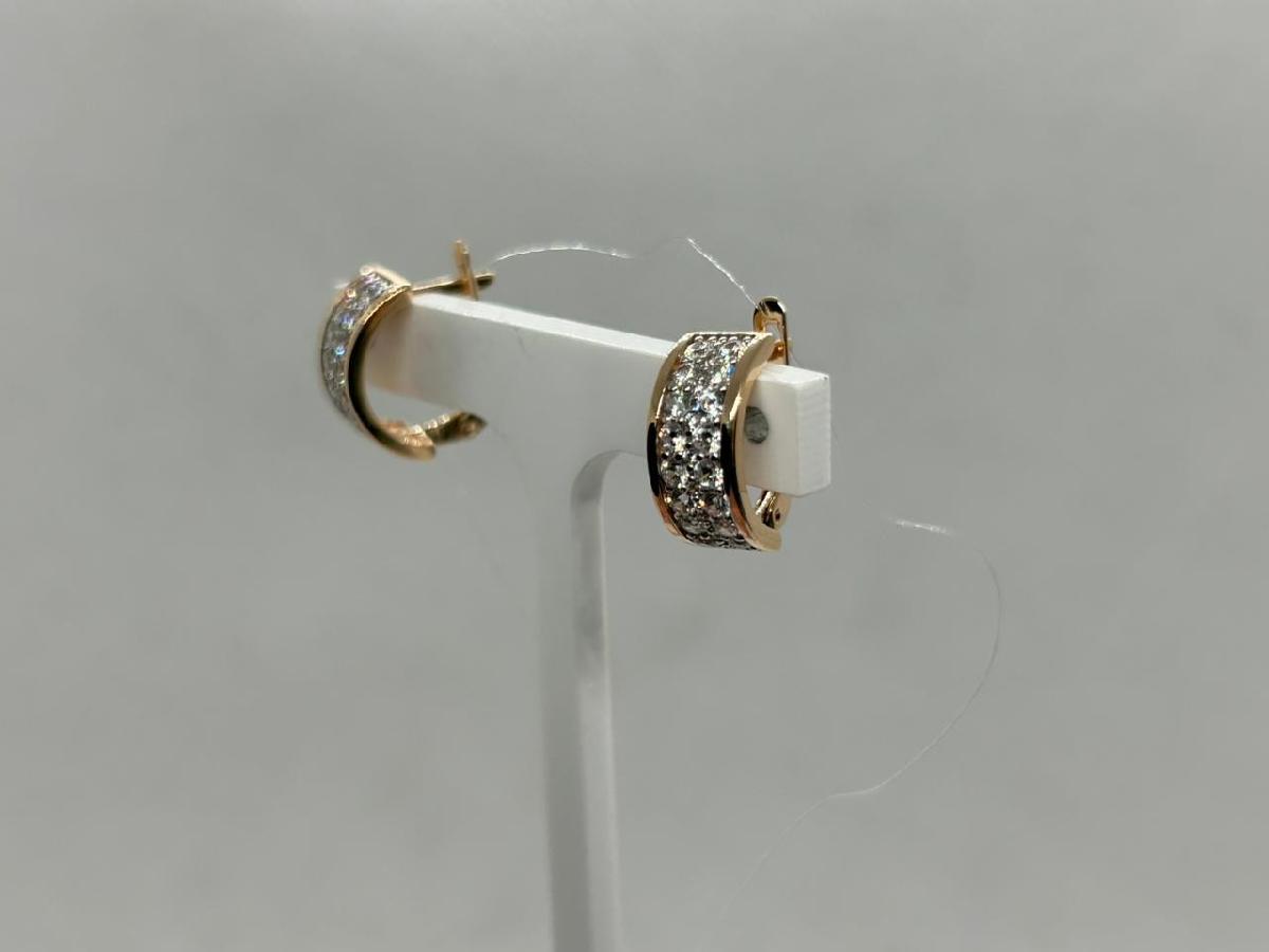 СЕРЬГИ С КАМНЯМИ (Au 585)