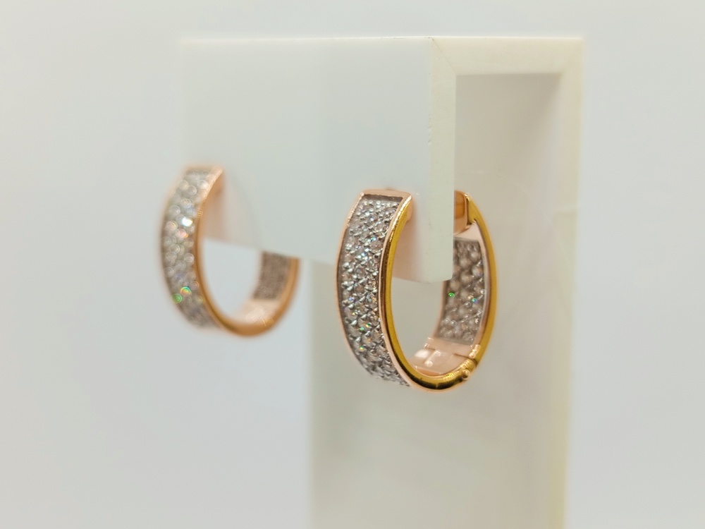 СЕРЬГИ С КАМНЯМИ (Au 585)