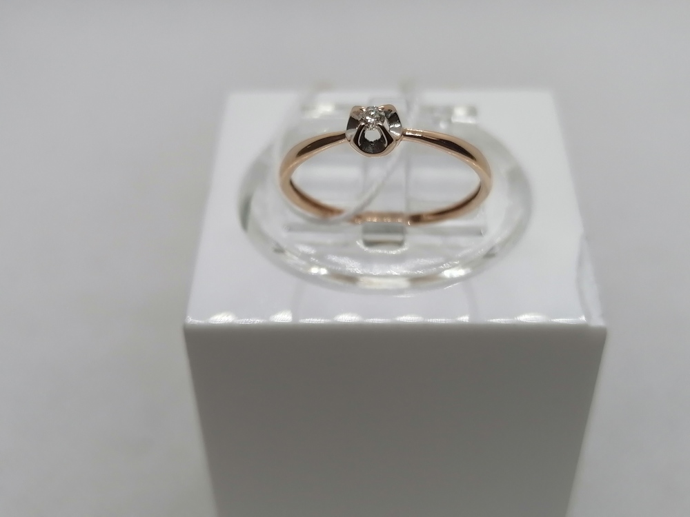 КОЛЬЦО БРИЛЛИАНТ Au 585