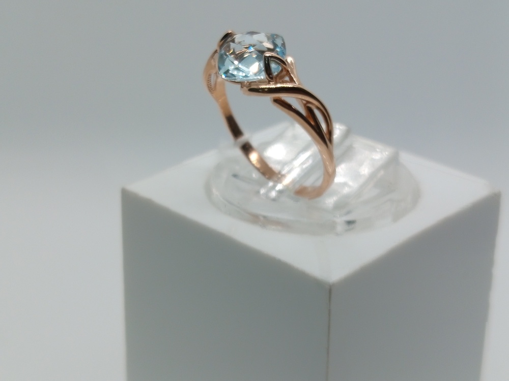 КОЛЬЦО С КАМНЕМ (Au 585)