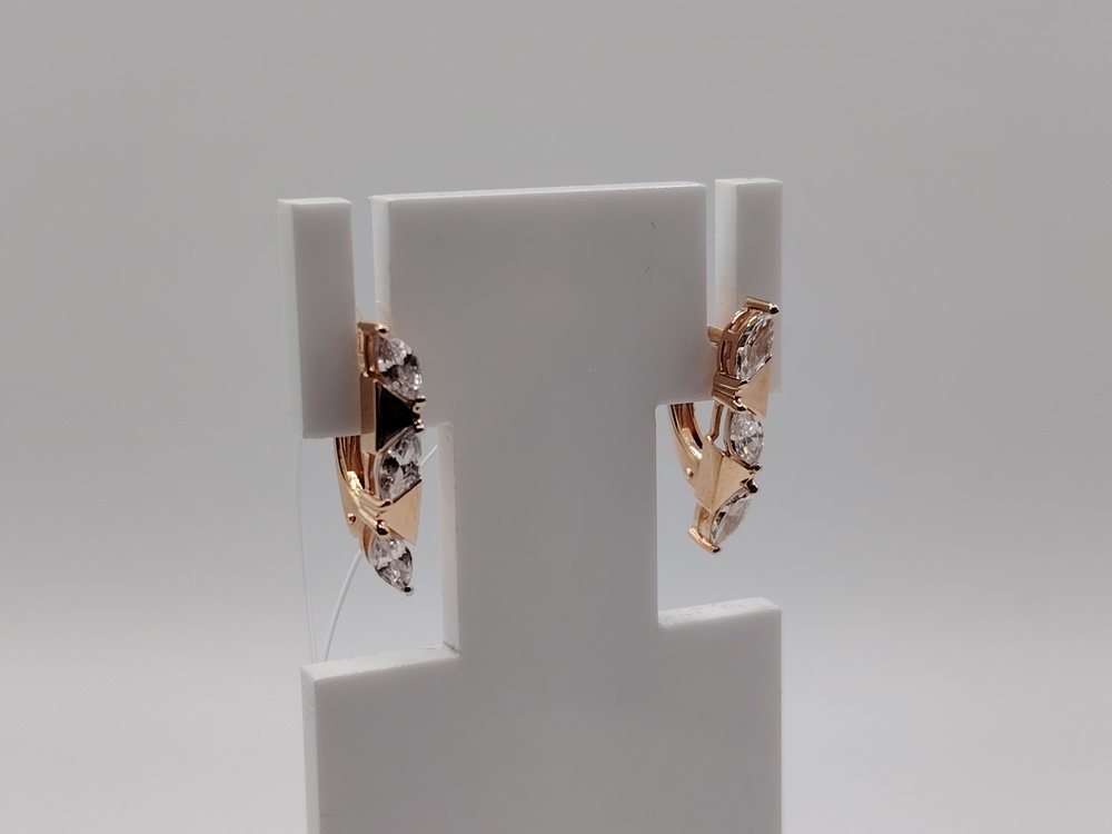 СЕРЬГИ С КАМНЯМИ (Au 585)