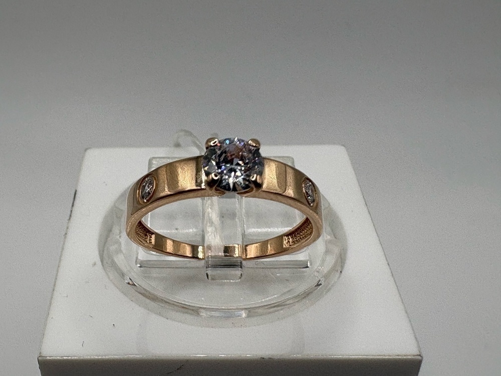 КОЛКМИ585 КОЛЬЦО С КАМНЯМИ (Au 585)