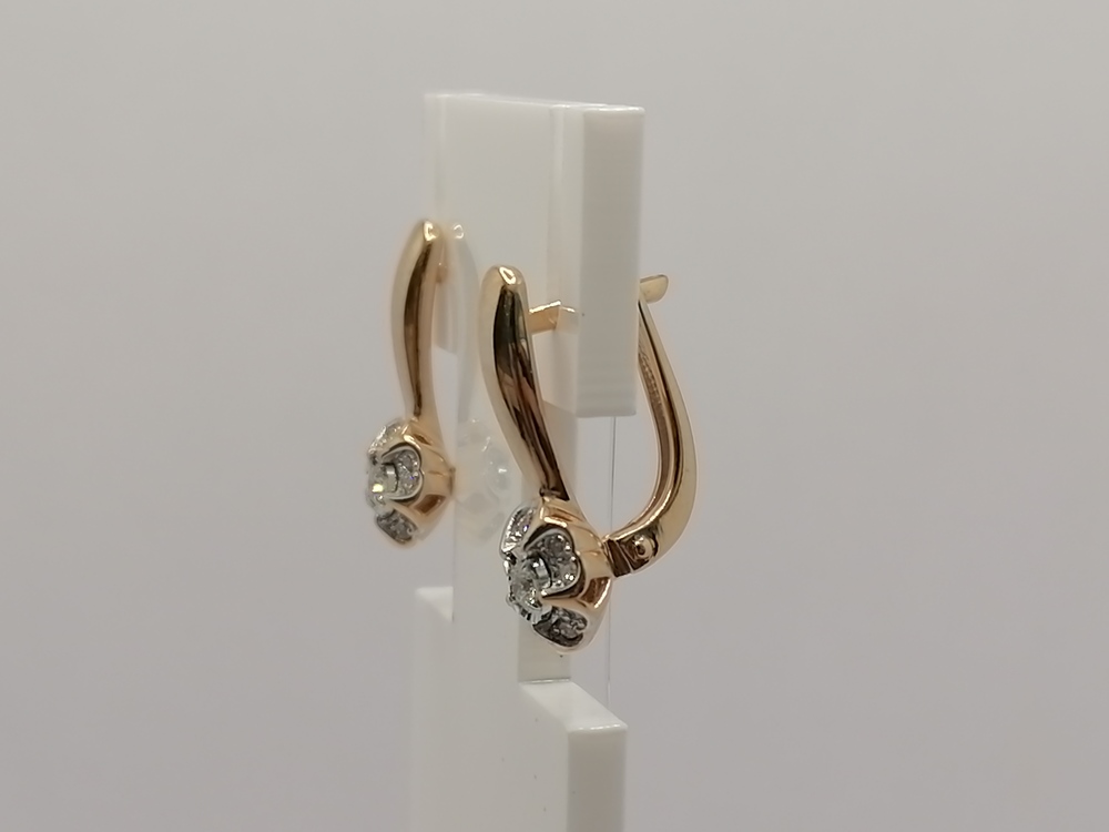 СЕРЬГИ БРИЛЛИАНТ (Au 585)