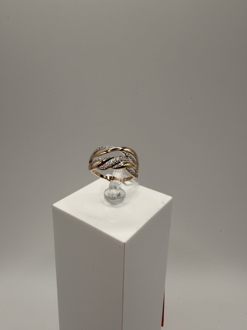 КОЛКМИ585 КОЛЬЦО С КАМНЯМИ (Au 585)