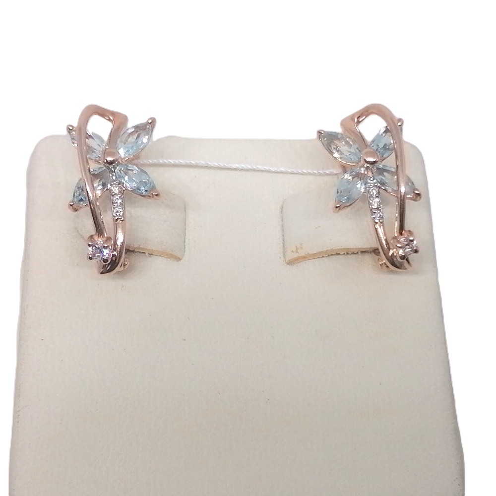 СЕРЬГИ С КАМНЯМИ (Au 585)