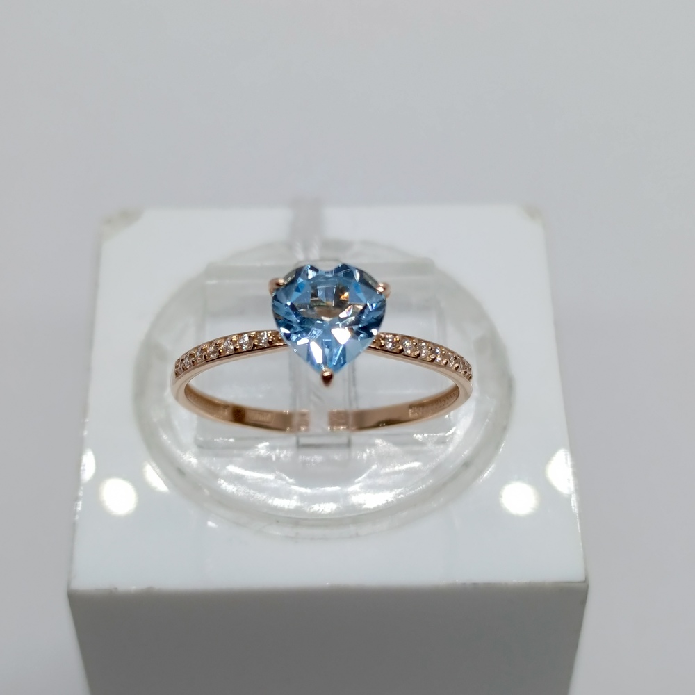 КОЛКМИ585 КОЛЬЦО С КАМНЯМИ (Au 585)