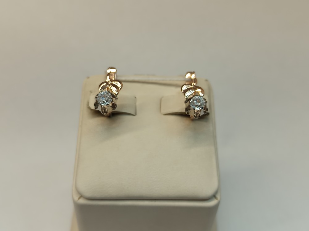 СЕРЬГИ С КАМНЕМ (Au 583)